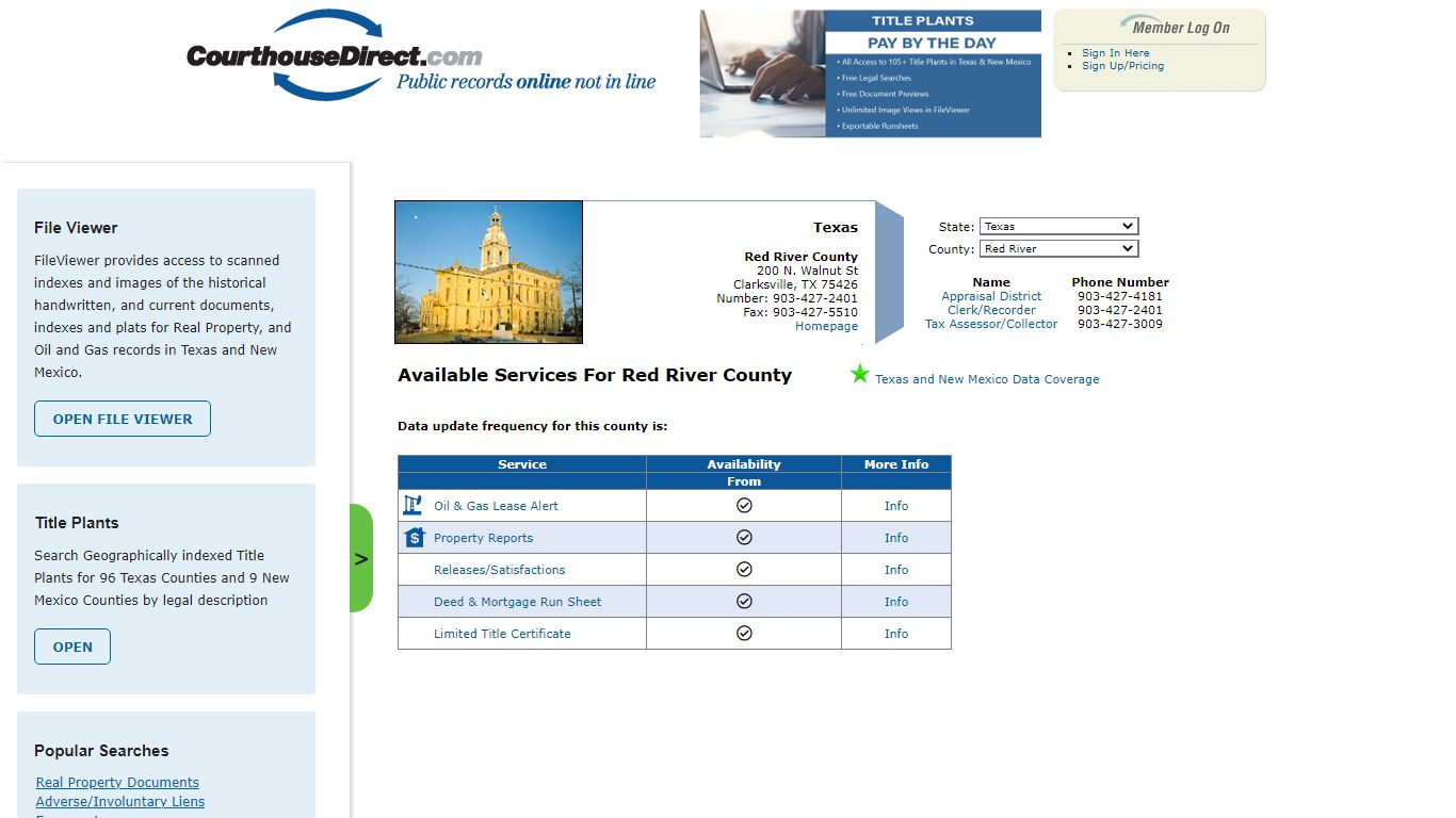 Search Red River County Public Property Records Online ...